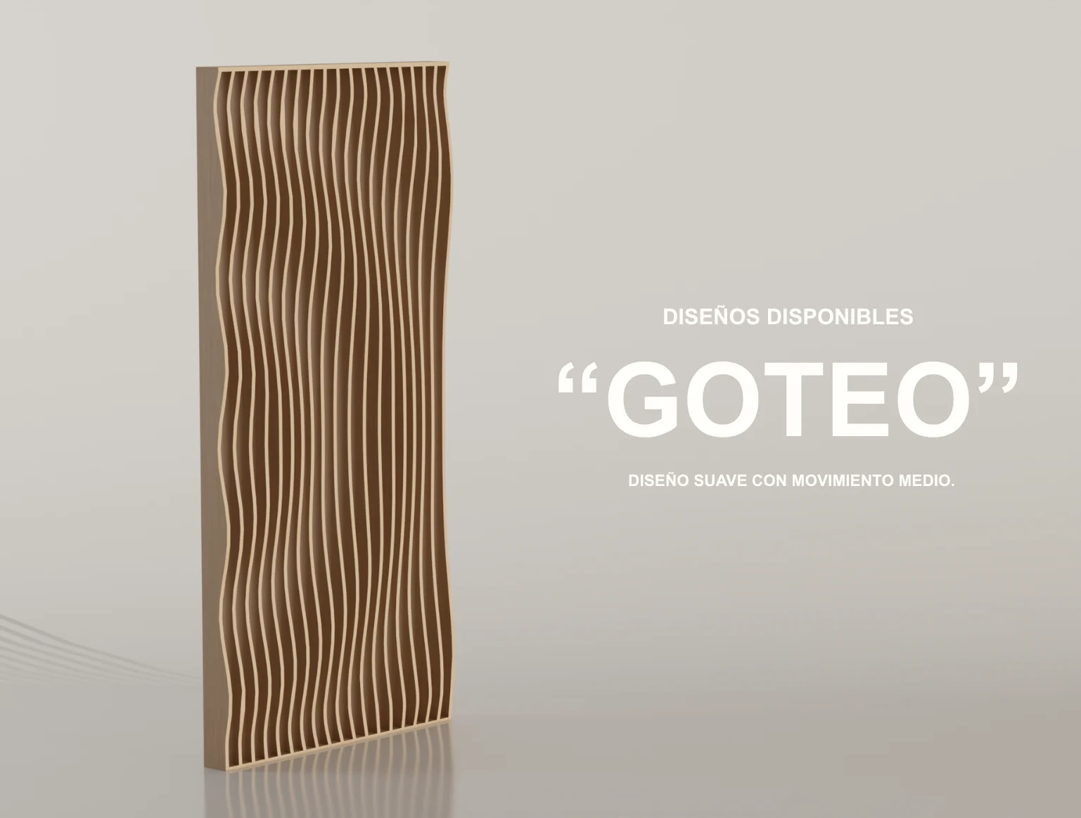 Diseño Goteo de la colección Movimientos